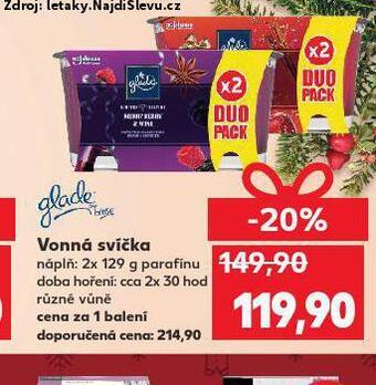 Kaufland Vonná svíčka nabídka