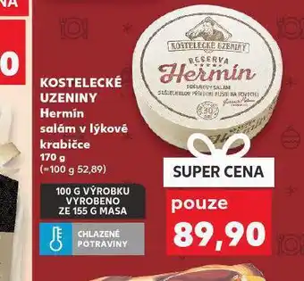 Hermín salám v lýkové krabičce