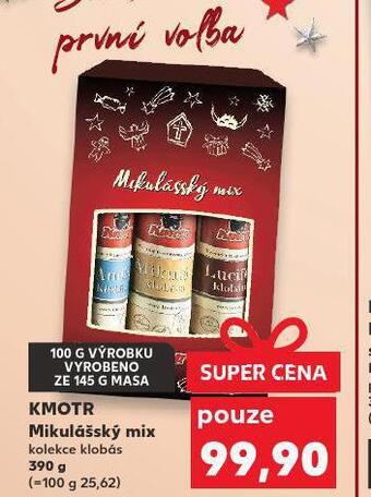 Kaufland Kmotr mikulášský mix nabídka