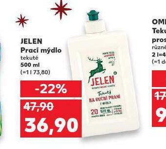 Kaufland Jelen prací mýdlo nabídka