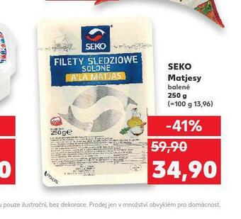 Kaufland Seko matjesy nabídka