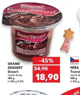 Kaufland Grand dessert dezerty nabídka