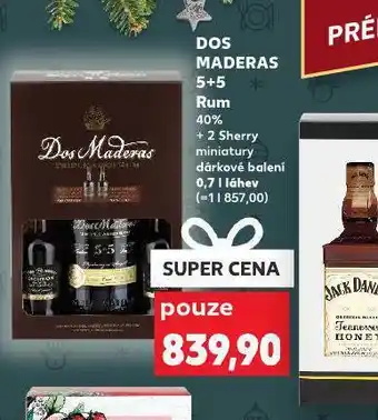 Kaufland Dos maderos 5+5 rum nabídka