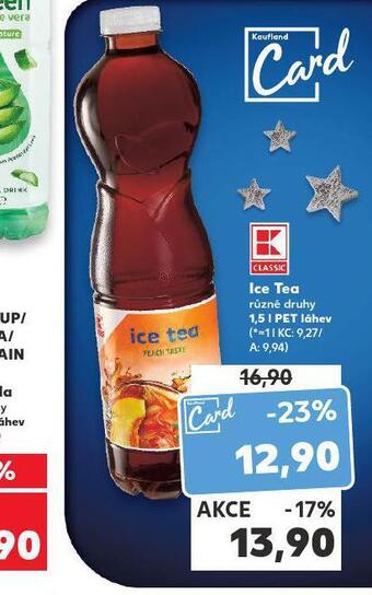 Kaufland Ice tea nabídka