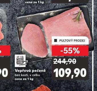 Kaufland Vepřová pečeně bez kosti nabídka