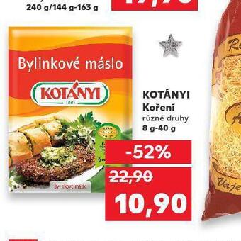 Kaufland Kotányi koření nabídka