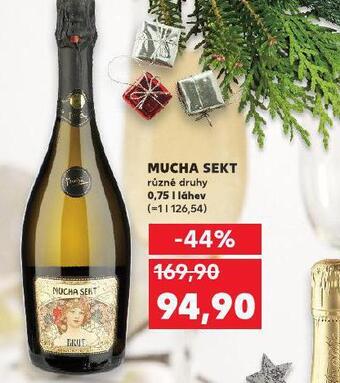 Kaufland Mucha sekt nabídka
