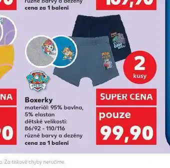 Kaufland Dětské boxerky nabídka