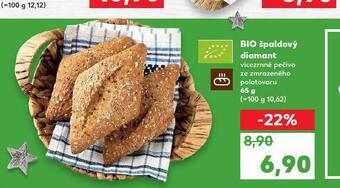 Kaufland Bio špaldový diamant nabídka