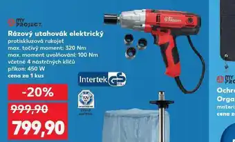 Kaufland Rázový utahovák elektrický nabídka