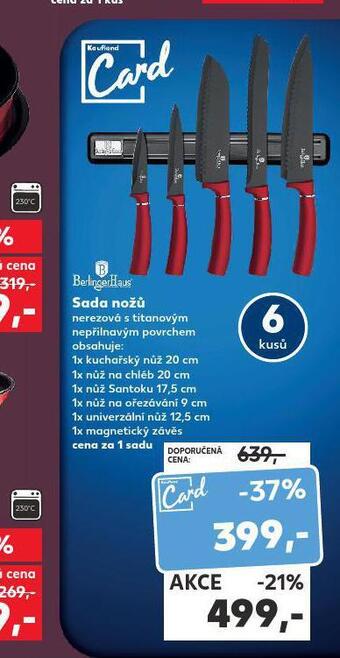 Kaufland Sada nožů nabídka