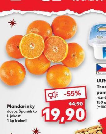 Kaufland Mandarinky nabídka