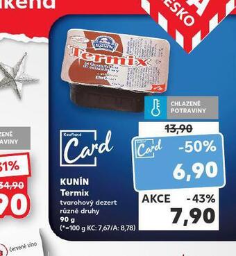 Kaufland Kunín termix nabídka