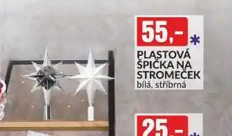 Plastová špička na stromeček