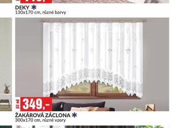 Baumax Žakárová záclona nabídka