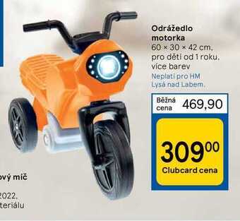 Tesco Odrážedlo motorka nabídka
