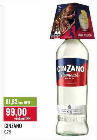 Ratio Cinzano, 0,75 l nabídka