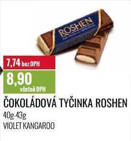 Čokoládová tyčinka roshen 40g, 43g