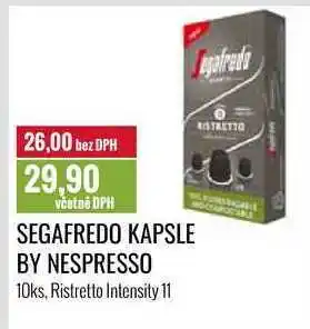 Ratio Segafredo kapsle by nespresso 10ks nabídka