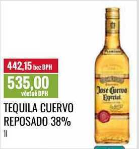 Ratio Tequila cuervo reposado 38% 1 l nabídka