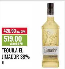 Ratio Tequila el jimador 38% 1 l nabídka