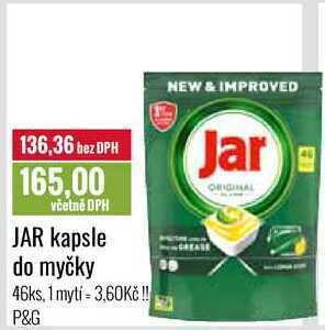 Ratio Jar kapsle do myčky 46ks nabídka