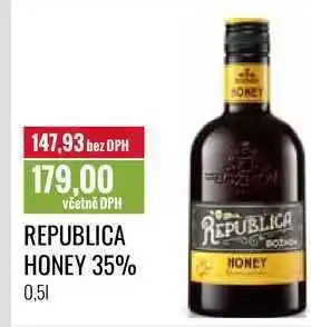 Ratio Republica honey 35% 0,5 l nabídka