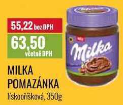 Ratio Milka pomazánka 350 g nabídka