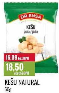 Ratio Kešu natural 60g nabídka