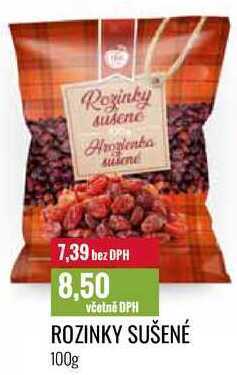 Ratio Rozinky sušené 100g nabídka