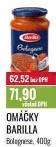 Ratio Omáčky barilla bolognese, 400g nabídka