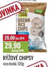 Ratio Rýžové chipsy 120g nabídka