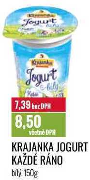 Ratio Krajanka jogurt každé ráno bílý, 150g nabídka