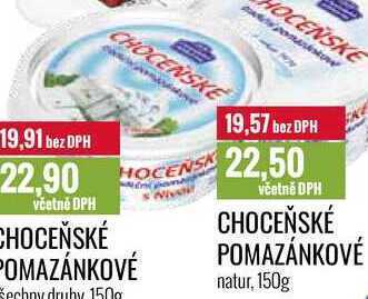Ratio Choceňské pomazánkové natur, 150g nabídka