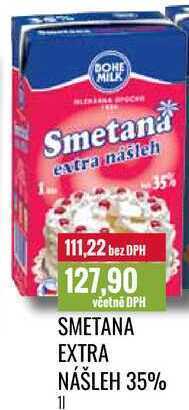 Ratio Smetana extra nášleh 35% 1 l nabídka