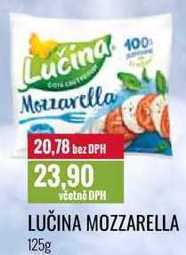 Ratio Lučina mozzarella 125g nabídka