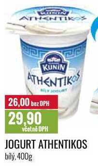 Ratio Jogurt athentikos bílý, 400g nabídka