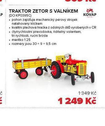 Traktor zetor s valníkem