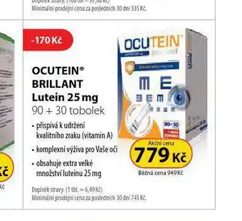 Dr. Max Ocutein brillant lutein nabídka