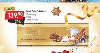Globus Lindt gold čokoláda nabídka