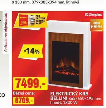 Baumax Elektrický krb bellini nabídka