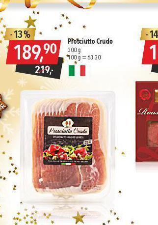 Globus Prosciutto crudo nabídka