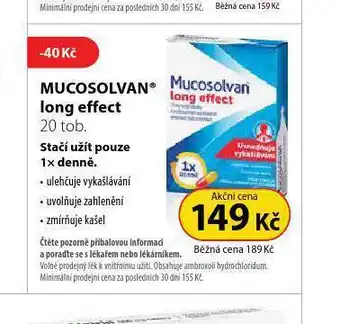 Dr. Max Mucosolvan long effect nabídka