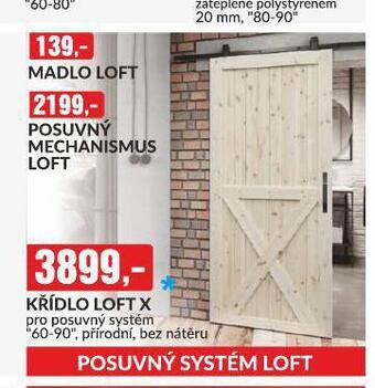 Baumax Posuvný mechanismus loft nabídka