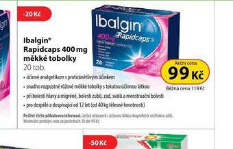 Dr. Max Ibalgin rapidcaps nabídka