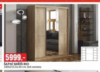 Baumax Šatní skříň rio nabídka