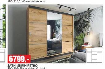 Baumax Šatní skříň retro nabídka