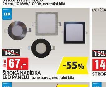 Baumax Led panel nabídka