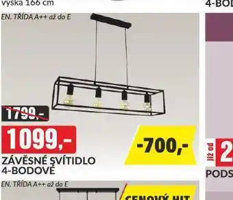Baumax Závěsné svítidlo 4-bodové nabídka