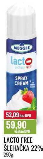 Ratio Lacto free šlehačka 22% 250g nabídka